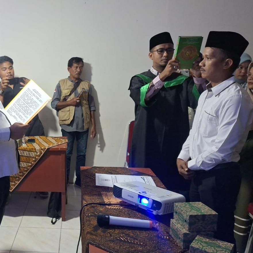 Pelantikan Badan Musyawarah Nagari Pungguang Kasiak Lubuk Alung Perwakilan Korong Kampuang Baru 
